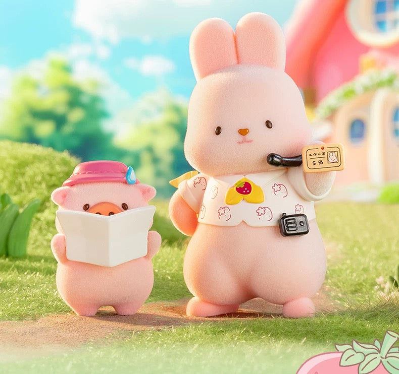 Momo with Bunny Kawaii Lovely Characters | Strawberry Town -Toy Collection Mystery Blind Box