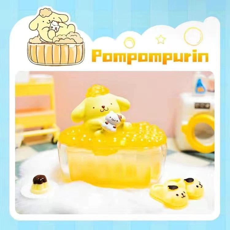 Sanrio Bubble Party Figure | Hello Kitty My Melody Kuromi Cinnamoroll Pompompurin Pochacco - Collectable Toys Mystery Blind Box
