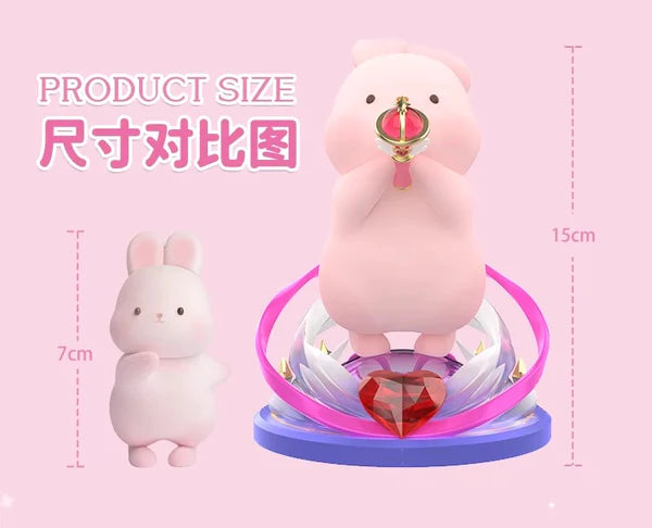 Kawaii Lovely Characters Momo Bunny | Magic Bunny 150% Figure - Toy Collection Rabbit