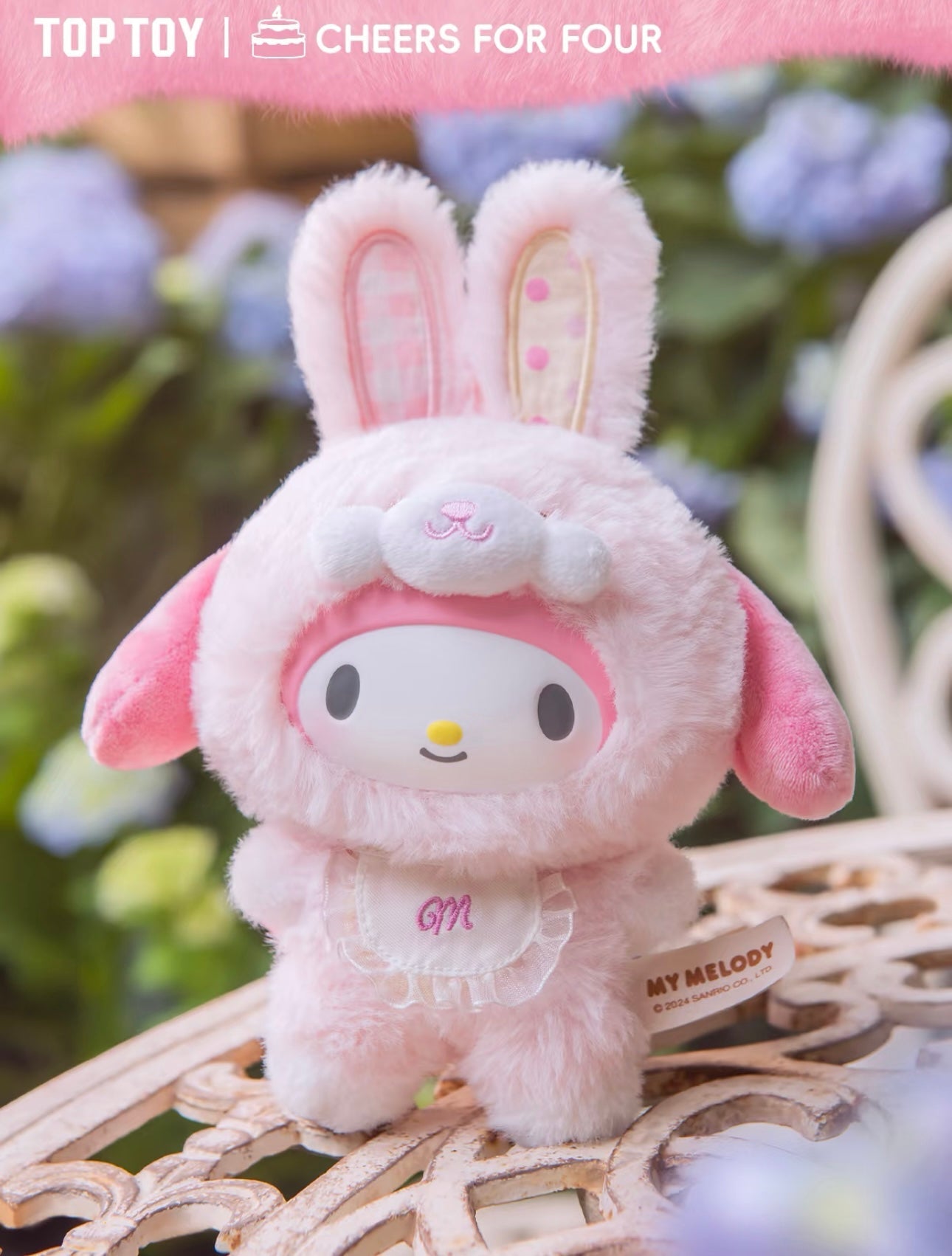 TopToy Sanrio Characters Elf Bunny Baby | Hello Kitty My Melody Kuromi Cinnamoroll Pompompurin Pochacco Pastel Easter Rabbit - Collectable Toys Mystery Blind Box