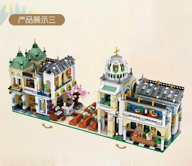 Loz Building Mini Block Wedding Theme | Wedding Chapel 3308pcs - Valentine Wedding Gift DIY Handmade Gift