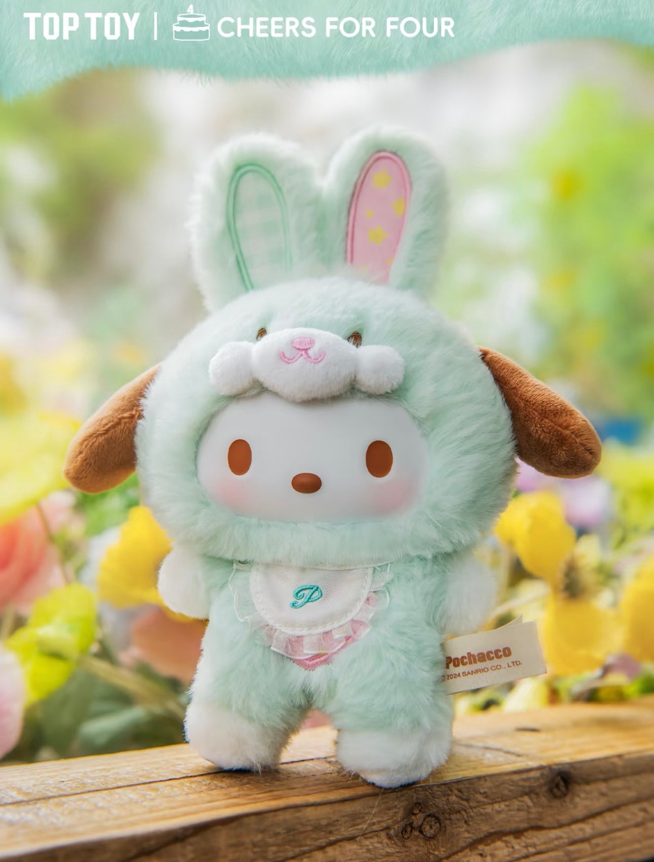 TopToy Sanrio Characters Elf Bunny Baby | Hello Kitty My Melody Kuromi Cinnamoroll Pompompurin Pochacco Pastel Easter Rabbit - Collectable Toys Mystery Blind Box