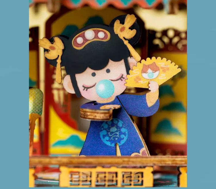Craft Kits Wooden Music Box | Chinese Drama Style - DIY Handmade Mini World Miniature Gift