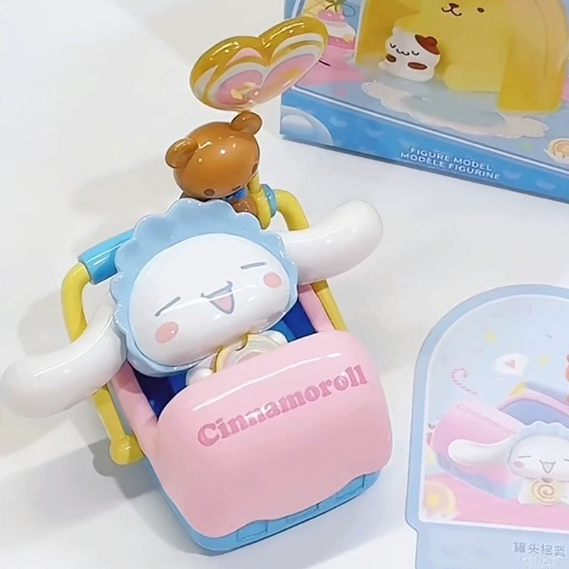 Sanrio X Miniso | Sanrio Fun Snacks Figure My Melody Piano Kuromi Cinnamoroll Pompompurin Pochacco Hangyodon - Collectable Toys