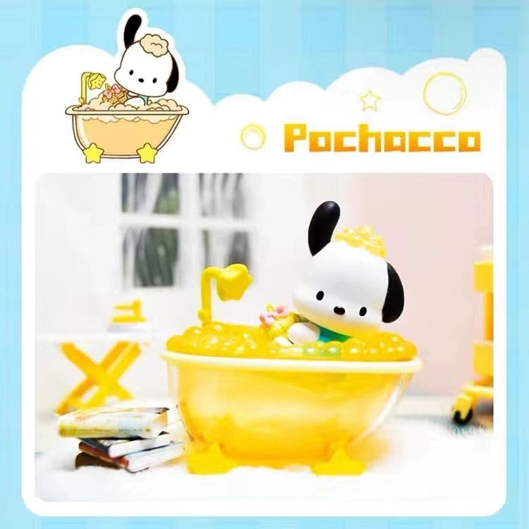 Sanrio Bubble Party Figure | Hello Kitty My Melody Kuromi Cinnamoroll Pompompurin Pochacco - Collectable Toys Mystery Blind Box