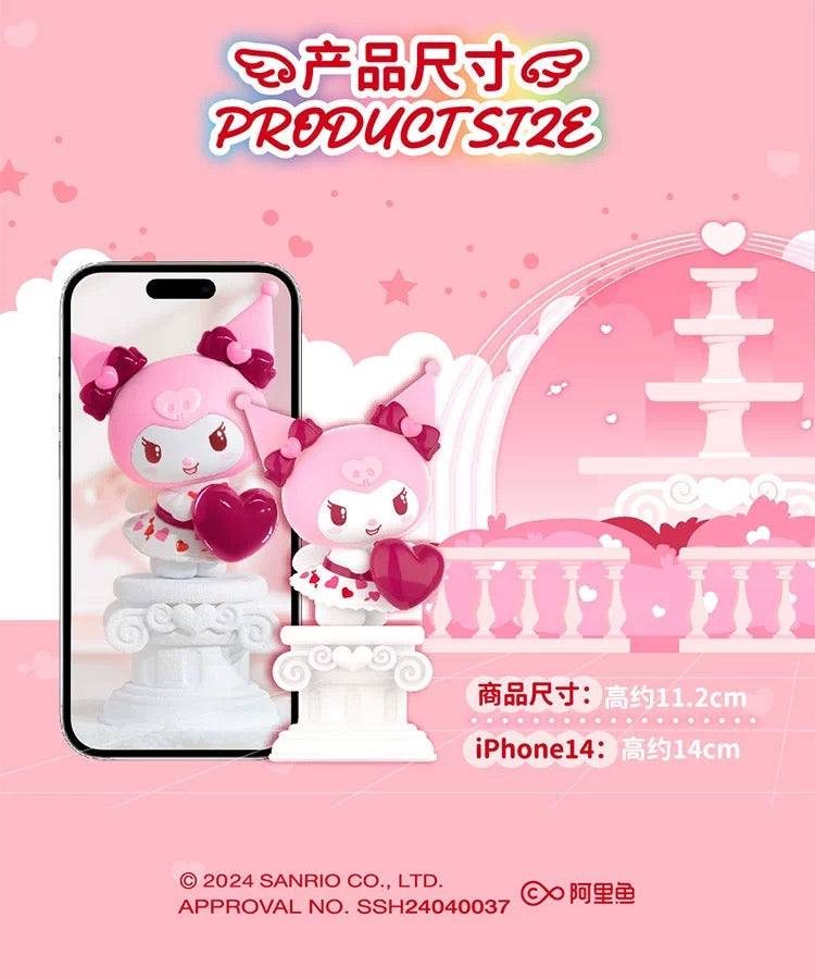 Top Toy x Sanrio Characters Cupid's Love | Hello Kitty My Melody Kuromi Cinnamoroll Pompompurin Pochocca Tuxedosam - Valentine Wedding Gift Collectable Toys Mystery Blind Box