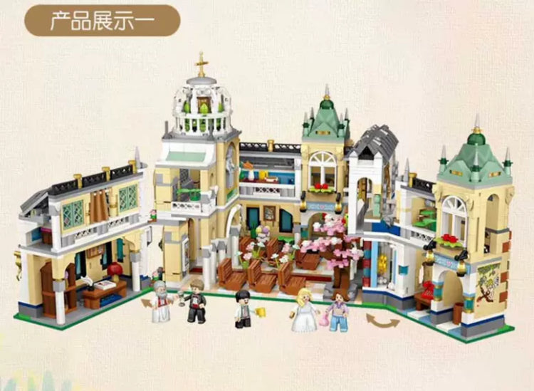 Loz Building Mini Block Wedding Theme | Wedding Chapel 3308pcs - Valentine Wedding Gift DIY Handmade Gift
