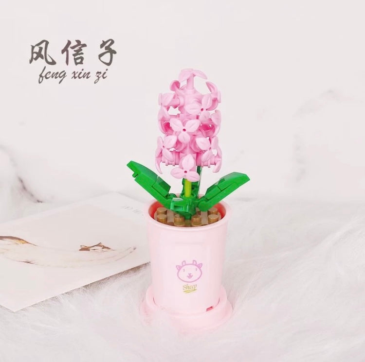 Mini Block Building Potted Plant | The Chinese Zodiac - Tiny Particle Assembly DIY Handmade Gift