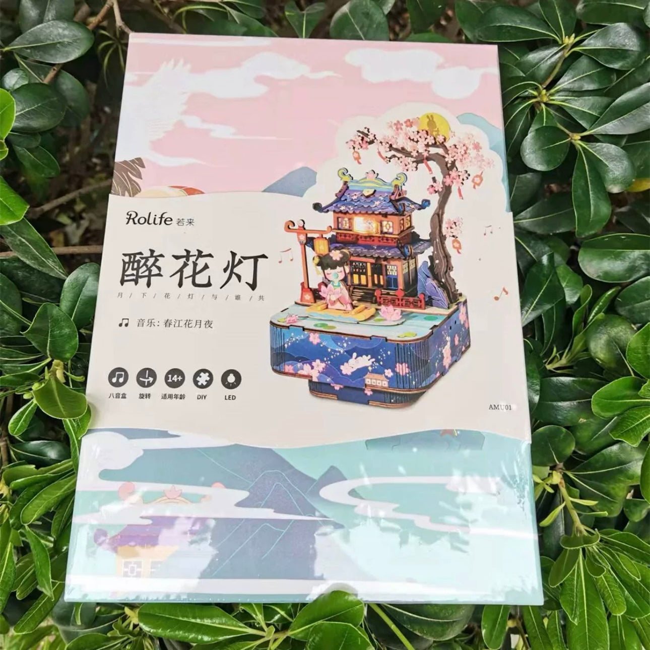 Craft Kits Wooden Music Box | Chinese Drama Style - DIY Handmade Mini World Miniature Gift