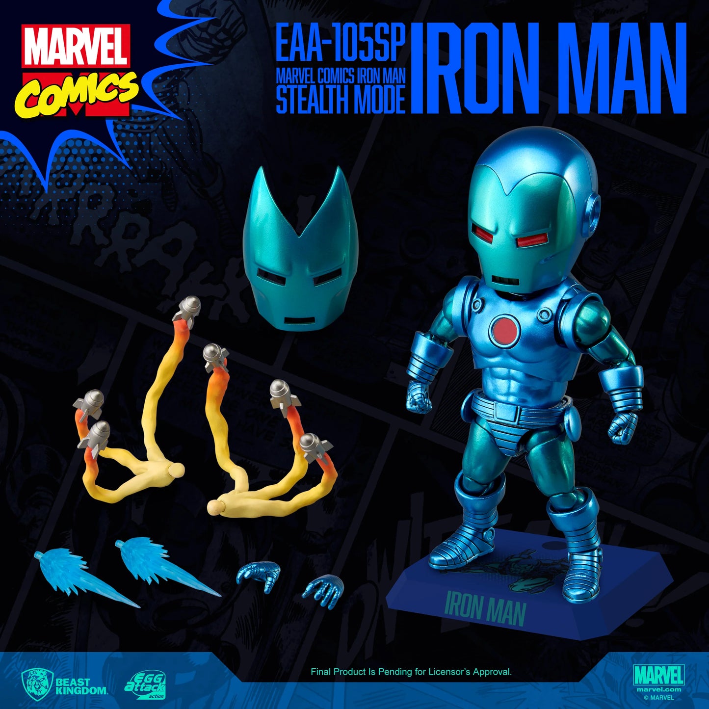 beast kingdom marvel ironman stealth mode fullset