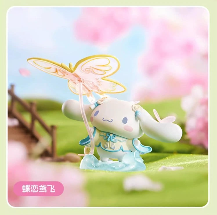 Sanrio X Miniso | Sanrio Chinese Ancient Garden Picnic Style Figure My Melody Kuromi Cinnamoroll Pompompurin Pochacco Little Twin Stars -  Collectable Toys Mystery Blind Box