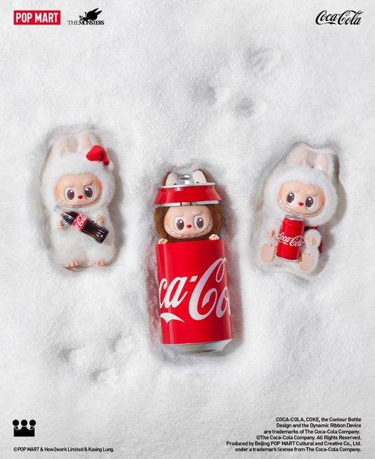 Popmart The Monster X Soft Drinks Limited Edition | Labubu Vinyl Face Plush Doll Figure Keychain - 15cm Kasing Lung Zimomo Labubu Toy Collection