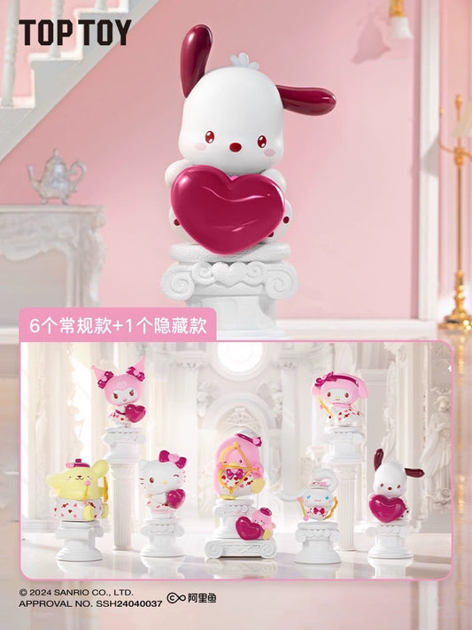 Top Toy x Sanrio Characters Cupid's Love | Hello Kitty My Melody Kuromi Cinnamoroll Pompompurin Pochocca Tuxedosam - Valentine Wedding Gift Collectable Toys Mystery Blind Box