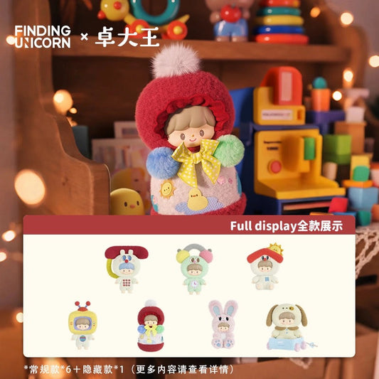 zZoton x Retro Toys Plush Doll Keychain | Television House Alarm Clock Telephone Rabbit Tumbler Puppy - Collectable Toys Mystery Blind Box