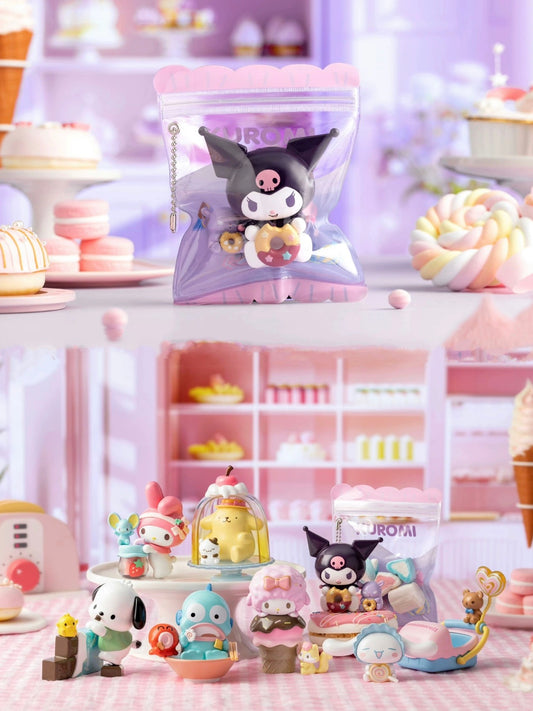 Sanrio X Miniso | Sanrio Fun Snacks Figure My Melody Piano Kuromi Cinnamoroll Pompompurin Pochacco Hangyodon - Collectable Toys