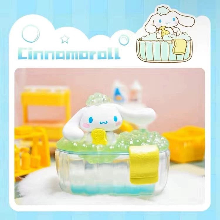 Sanrio Bubble Party Figure | Hello Kitty My Melody Kuromi Cinnamoroll Pompompurin Pochacco - Collectable Toys Mystery Blind Box