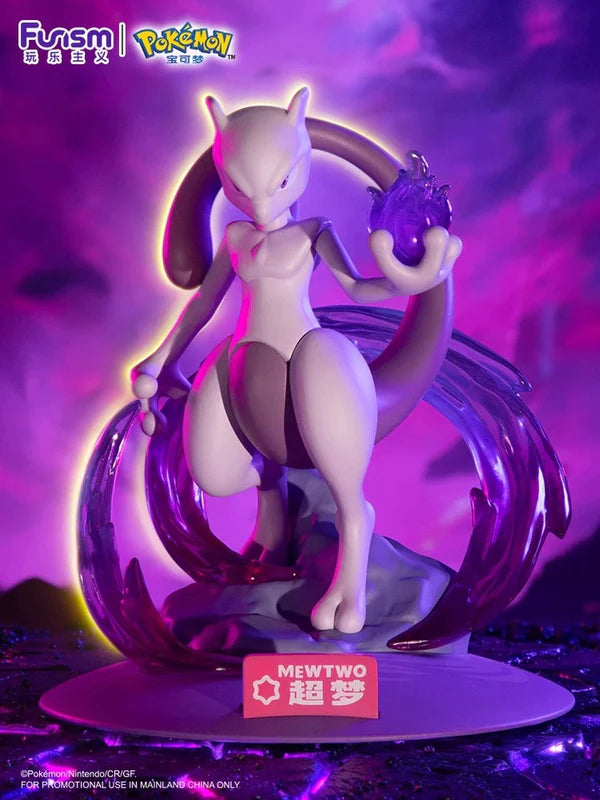 Pokemon Small Size Figure | No.52 Meowth No.150 Mewtwo - Toy Collection