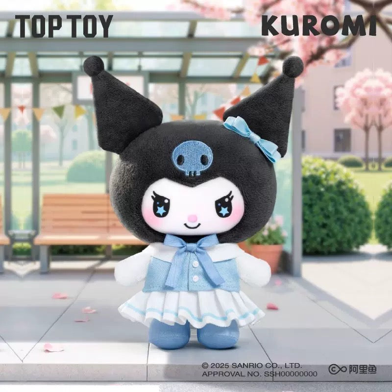 TopToy Sanrio Characters Kuromi | School Life Uniform - Collectable Toys Mystery Blind Box