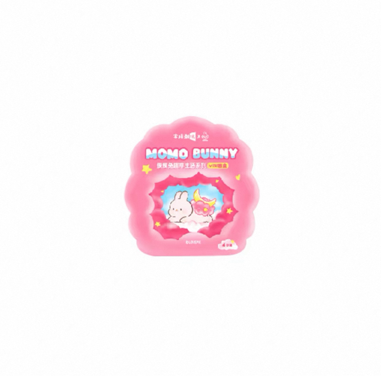 Momo with Bunny Kawaii Lovely Characters | 1 Bag 4pcs Mini Momo Bunny Fun Daily -Toy Collection Mystery Blind Bag