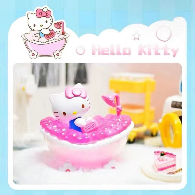 Sanrio Bubble Party Figure | Hello Kitty My Melody Kuromi Cinnamoroll Pompompurin Pochacco - Collectable Toys Mystery Blind Box