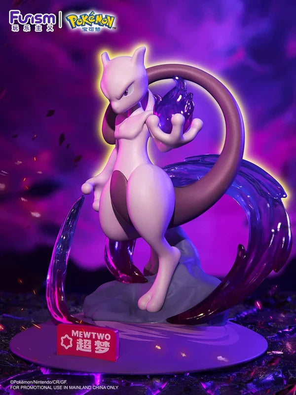 Pokemon Small Size Figure | No.52 Meowth No.150 Mewtwo - Toy Collection
