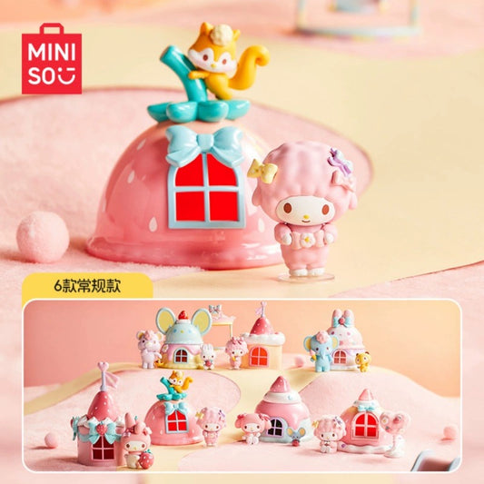Sanrio X Miniso | My Melody & My Sweet Piano Sweets Home Figure - Doll House Mini House Collectable Toys