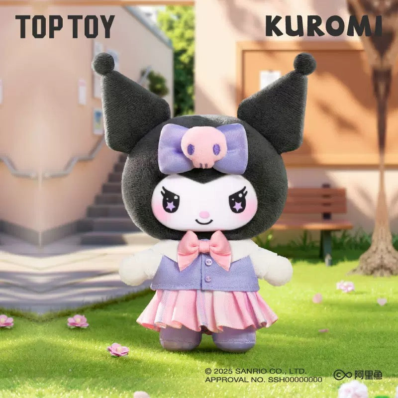 TopToy Sanrio Characters Kuromi | School Life Uniform - Collectable Toys Mystery Blind Box