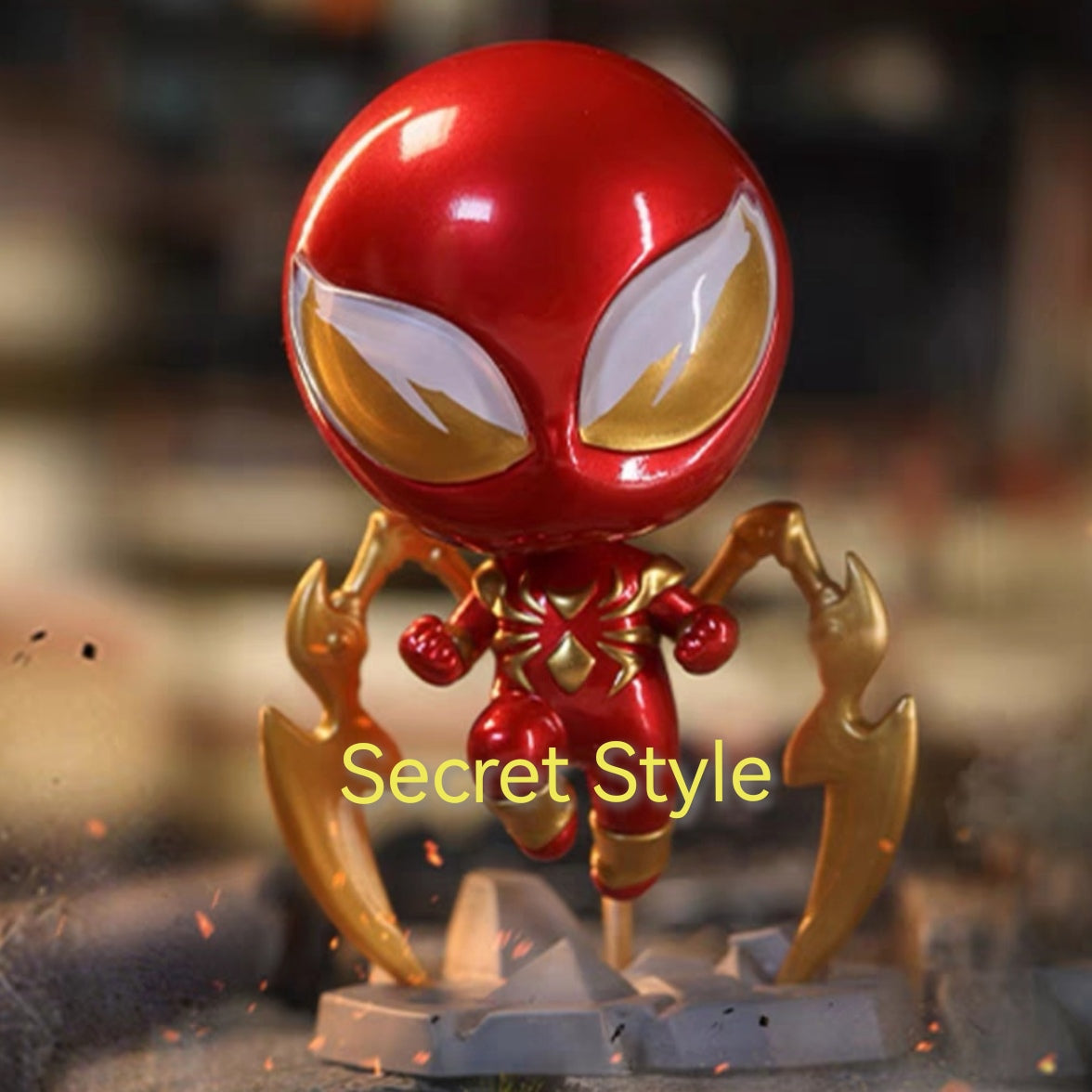 marvel popmart spiderman secret style
