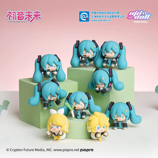 Minidoll x Miku | Miku Finger Doll Cute Fridge Magnets - Japan Virtual Singer Cute Kawaii Mini Doll Mystery Blind Box