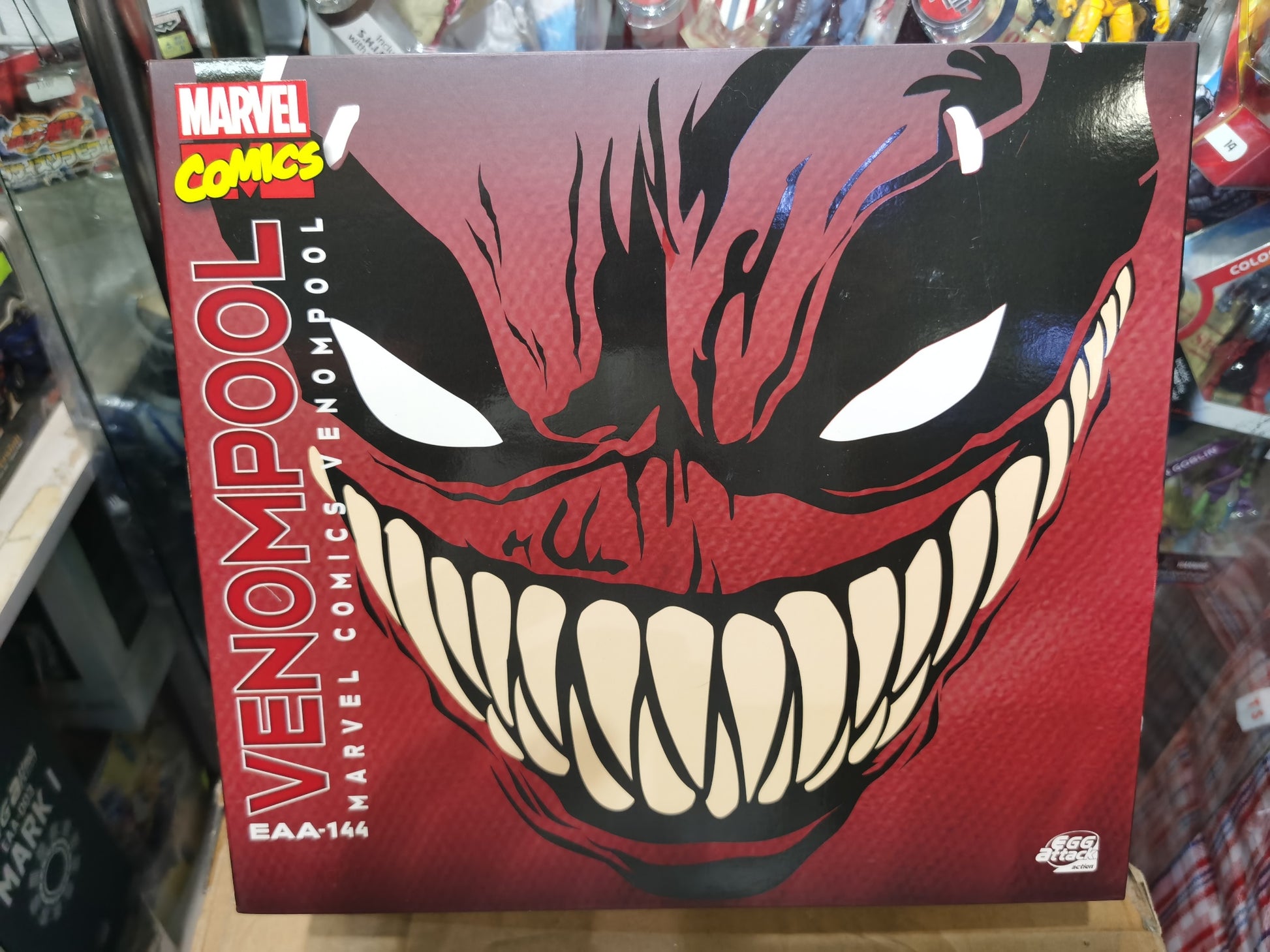 beast kingdom marvel venompool front box