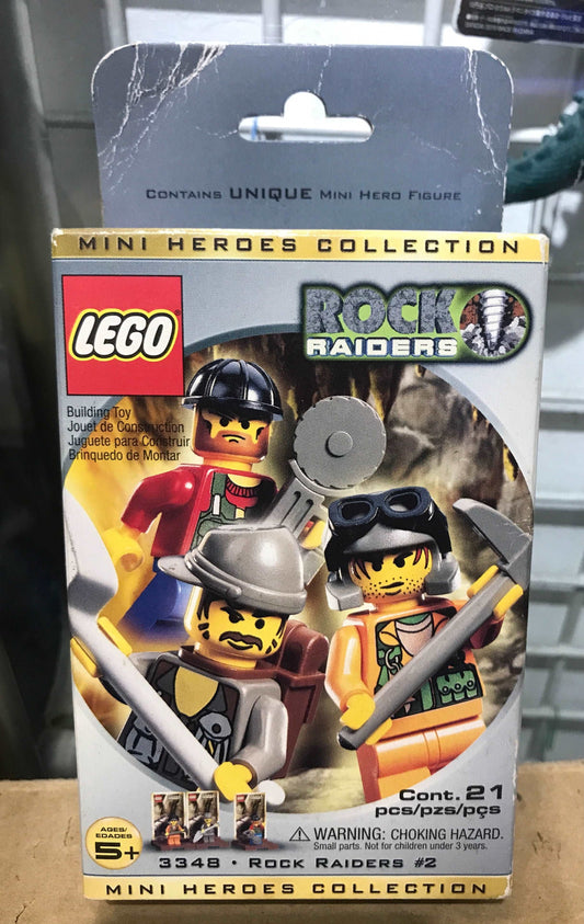 lego3348 rockraiders bricks minifigures