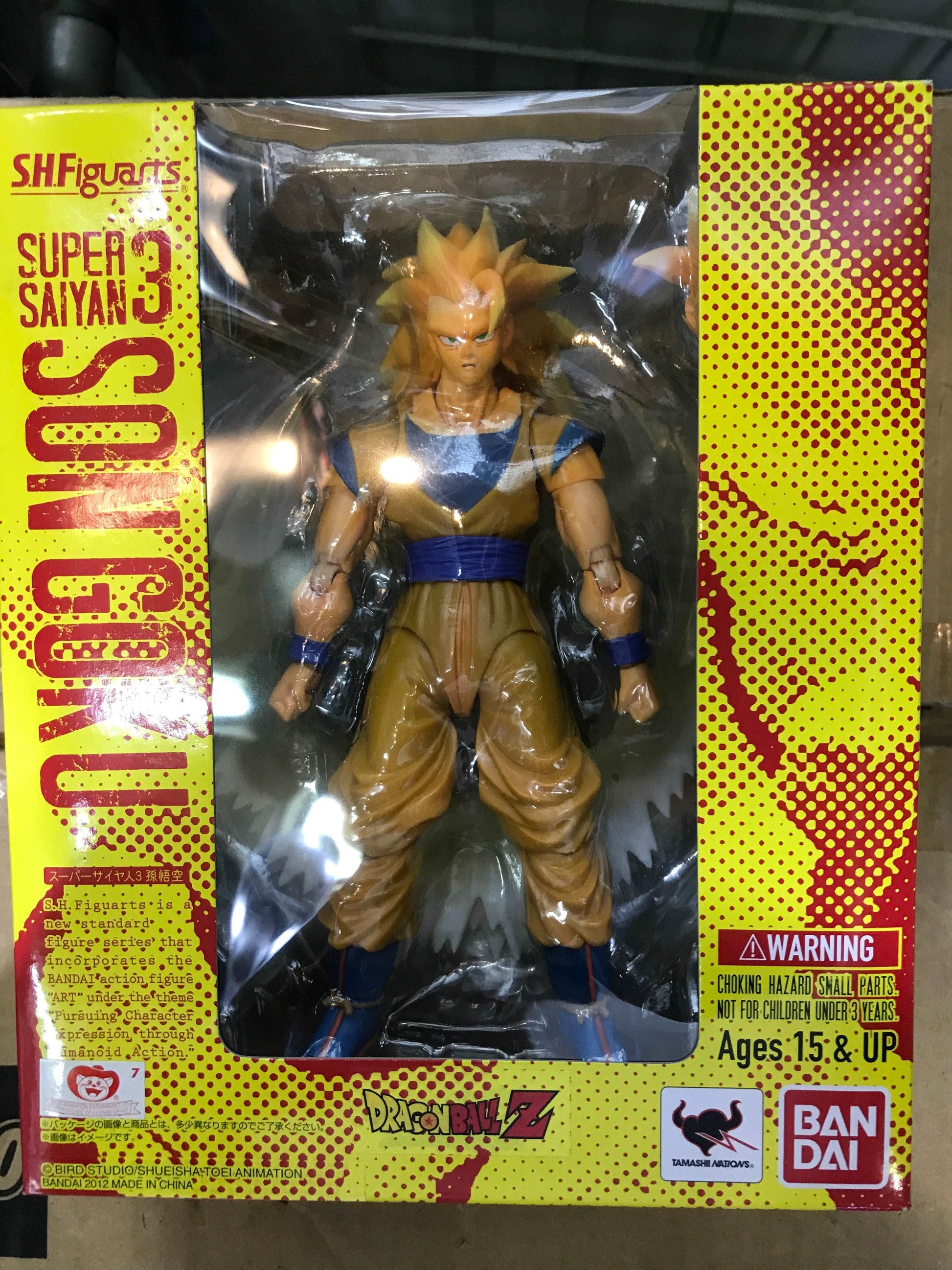 bandai shf dragonballz supersaiyan3 songoku action figure