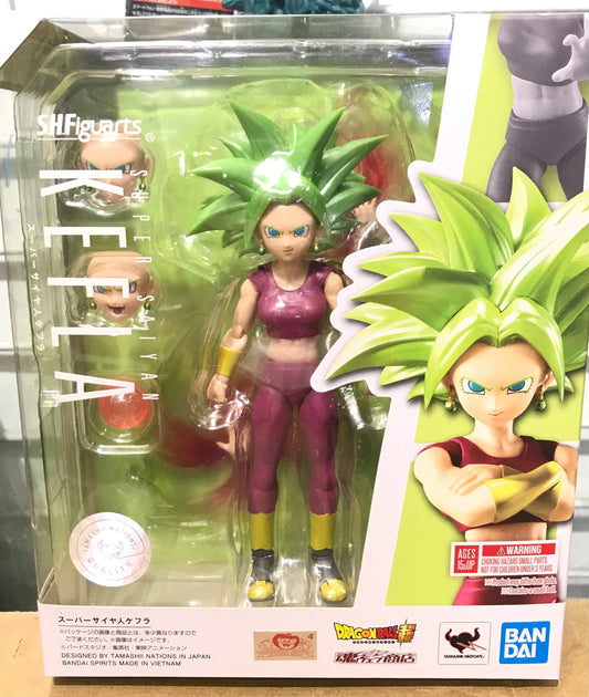 bandai shf dragonballz supersaiyan kefla action figure