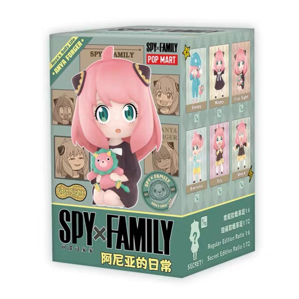 popmart spy family any single blindbox figure